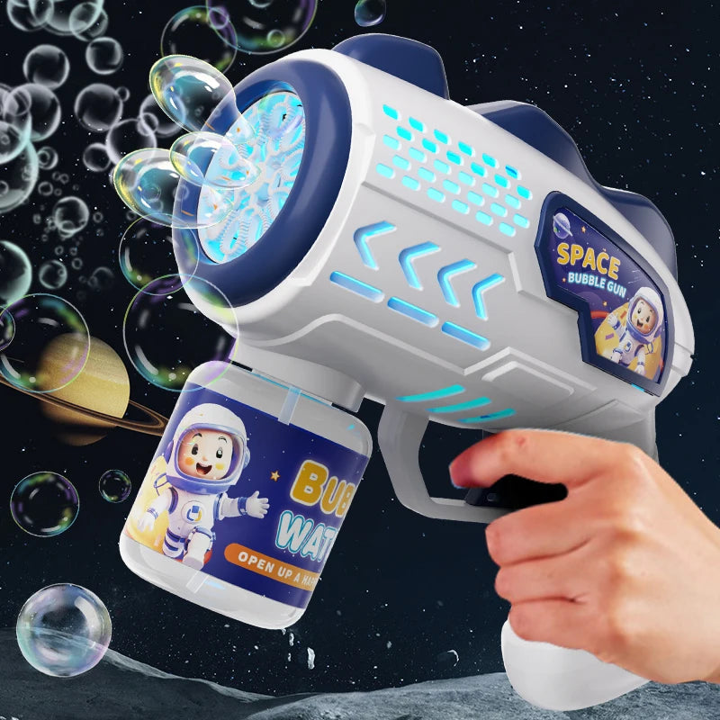 Children's Astronaut Automatic Machine Bubble Gun