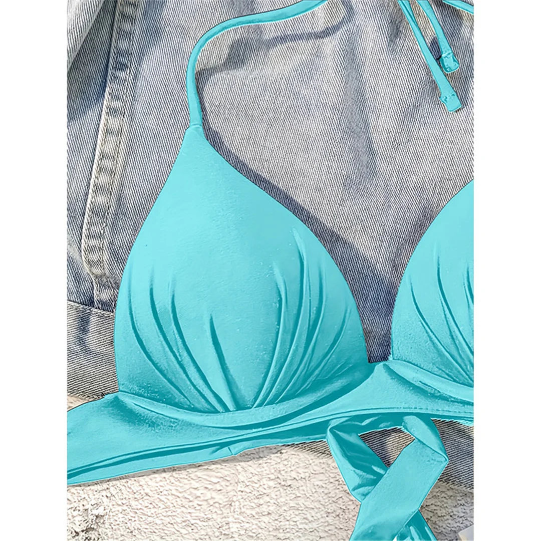 Bra Cup Halter Bikini Top