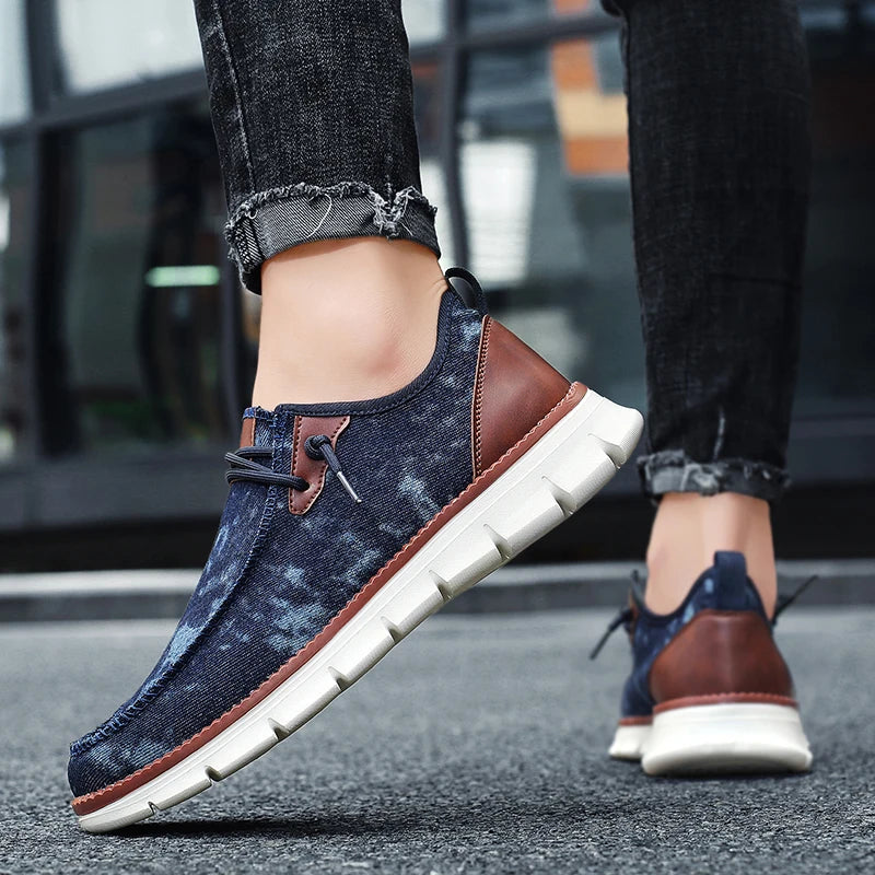 Men's Casual  Slip-on Canvas Flat Loafer Shoes