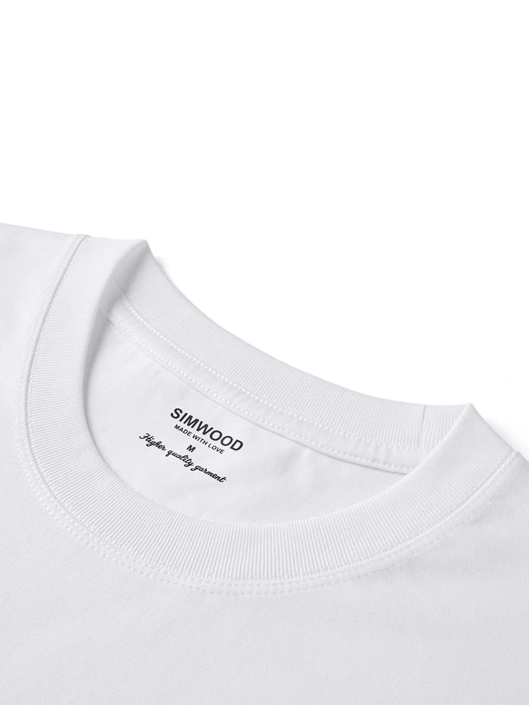 Men's Soft Letter Print T-Shirt - Cool Touch Breathable Cotton