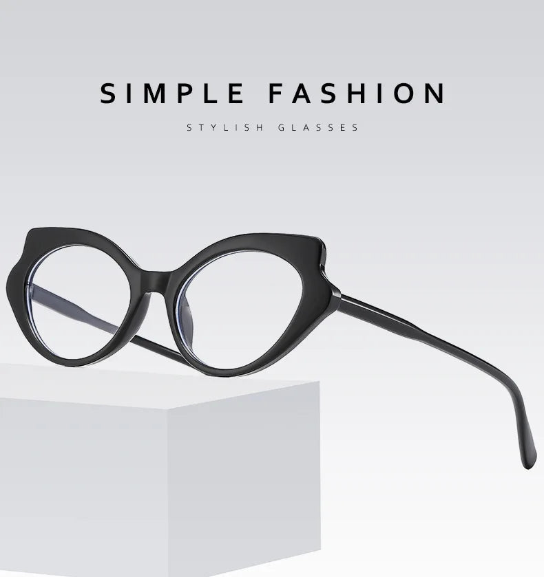 Cat Eye Glasses for Women - Anti Blue Light Computer Eyewear