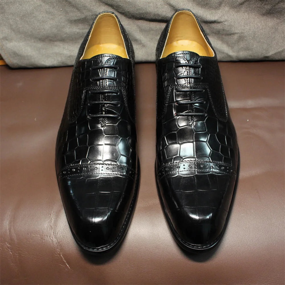 Double Buckle Monk Strap Leather Dress Shoes