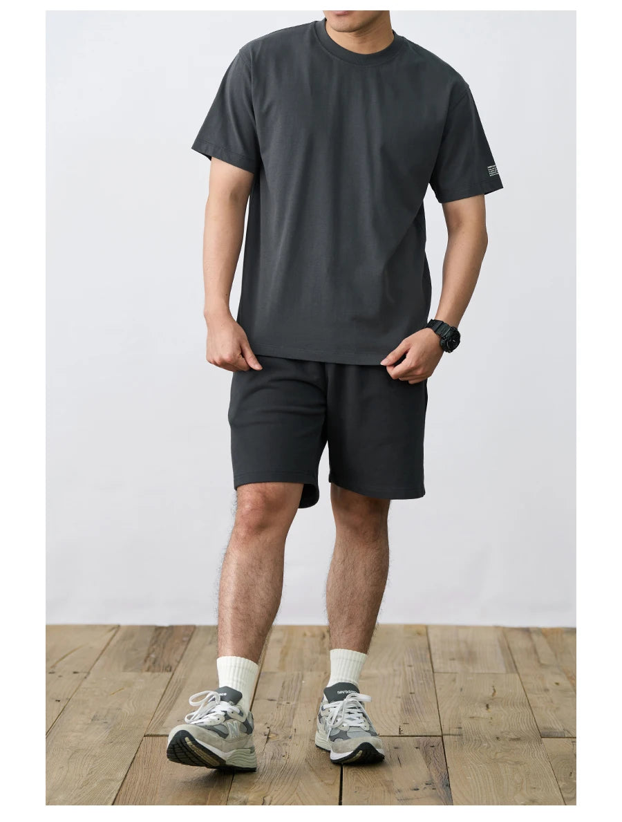 Men's T-Shirt and Shorts Jogging Set Athletic Sports  2 Piece Outfit