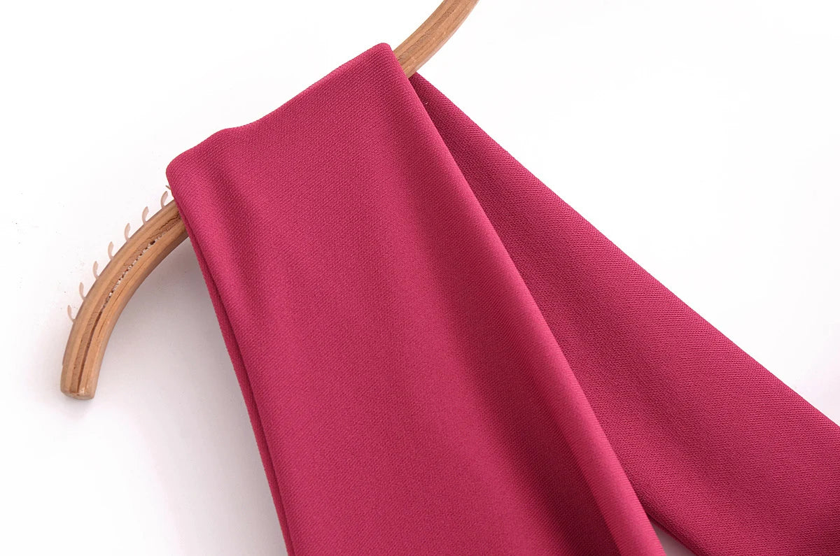 Women's Elegant Sleeveless Maxi Dress - Slim Fit with Folded Collar