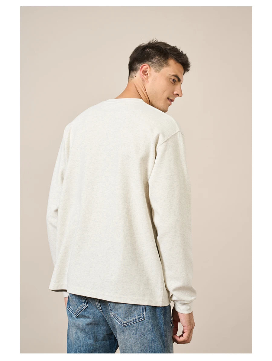 Men's  300gsm Comfortable Doubleside Sanded Fabric Sweatshirt