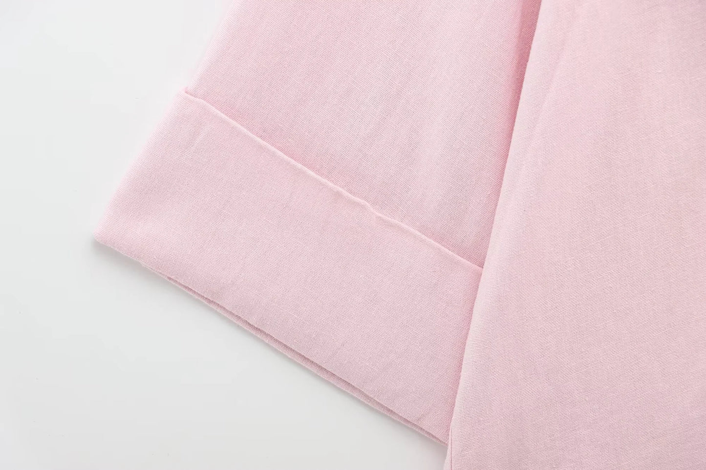 Women's Spring Linen Blend Wide Sleeve Comfortable Shirt