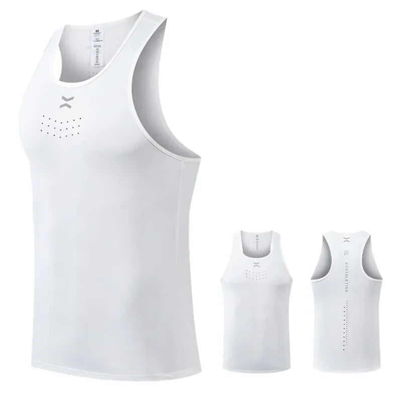 Men's Summer Sleeveless Tank Top Sportswear Gym Sports Vest