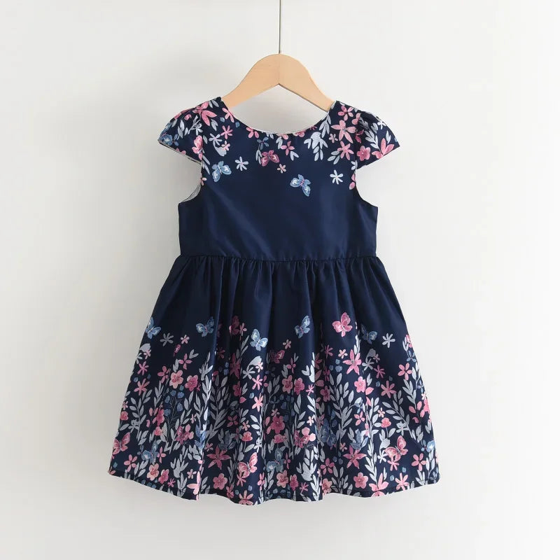 Girl's Princess Hollow Party Dress  For 3 7Y