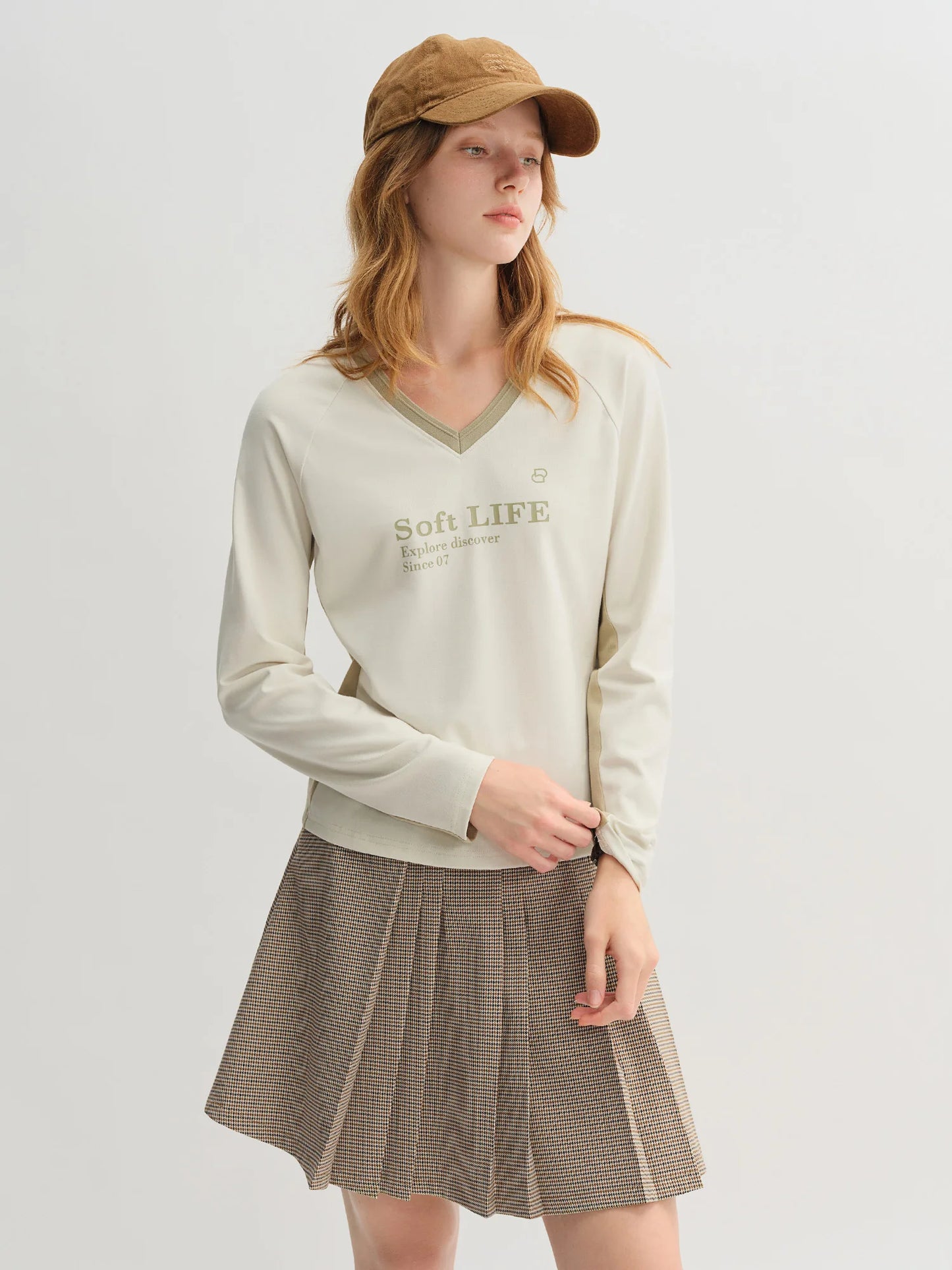 High-Rise Pants and Tee Set - Casual Two-Piece Outfit