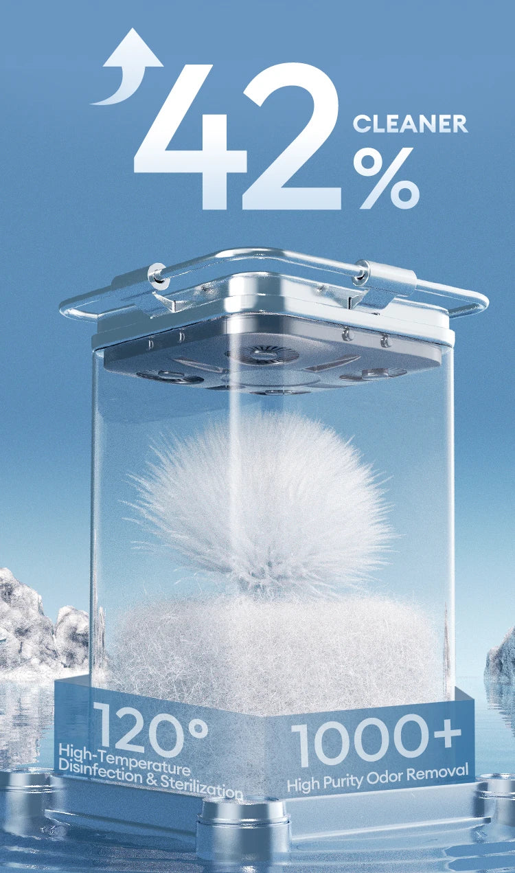 Women's Long Down Jacket - Three-Proof Hooded Winter Coat Loose Fit