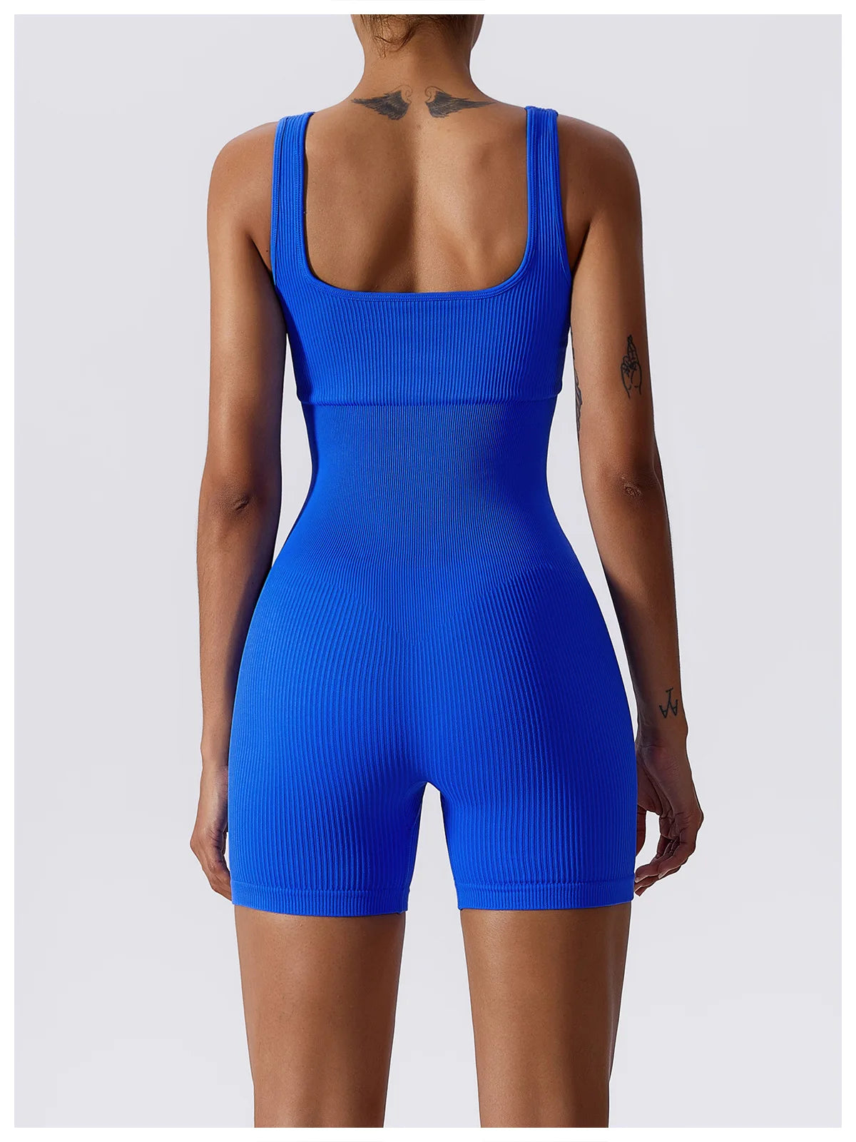 Seamless One-Piece Short Yoga Clothes Sportswear - Women's Gym Push Up Workout Fitness Sports Bodysuit Yoga Suit