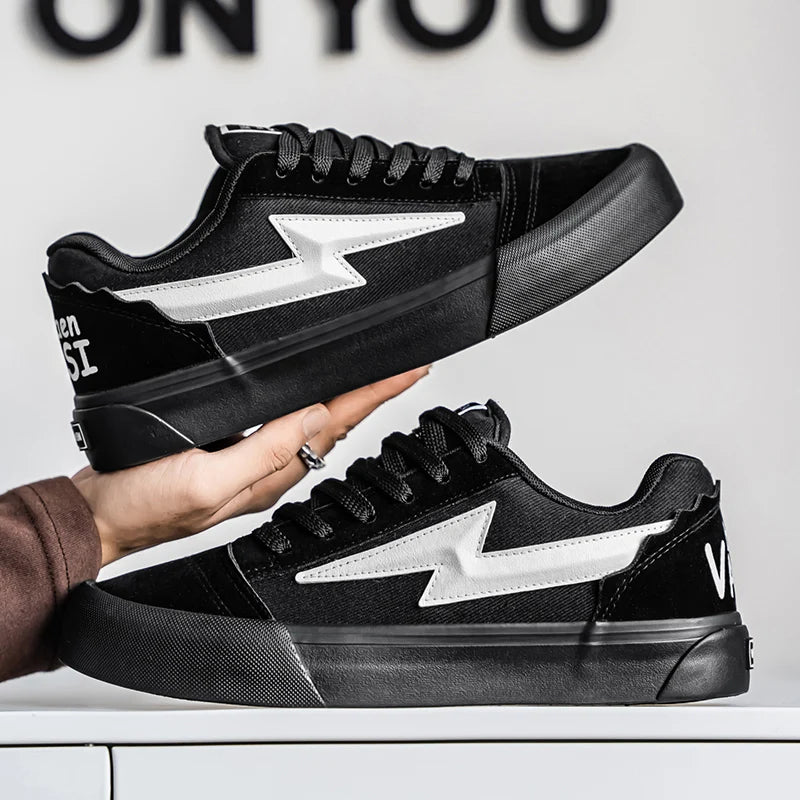 Lightning Design Sneakers - Men's High Performance Running & Basketball Trainers