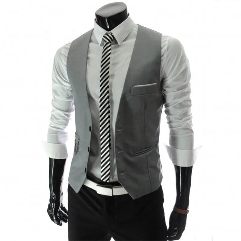 Men Sleeveless Waistcoat