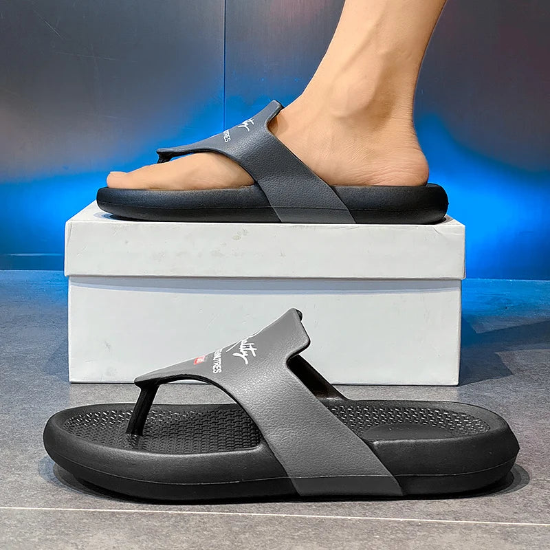 Men's  Summer Flip Flops EVA Platform Outdoor Breathable Sandals Clogs Waterproof Beach Slippers Slides