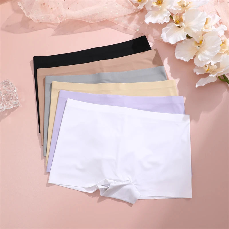 Women's Seamless Stretch Bodyshorts Low-Waist Breathable Underwear Comfortable Lingerie
