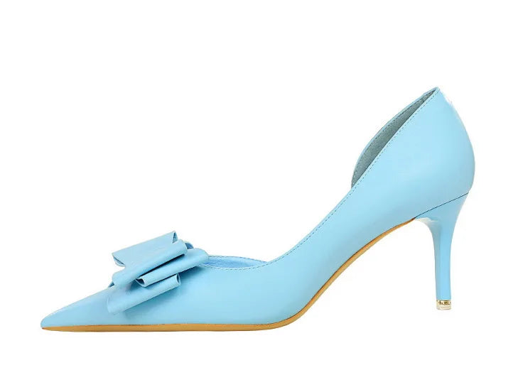 Bowknot Stiletto Heel Pumps