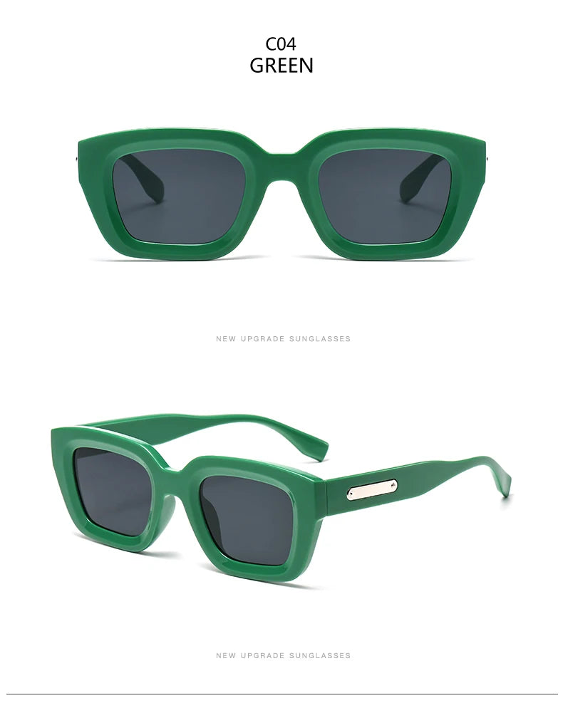 Women's Retro  Square Frame Sunglasses