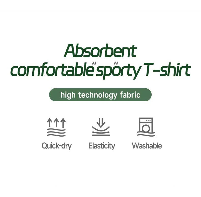 Unisex Quick Dry  Sportswear Breathable Soft T-Shirt