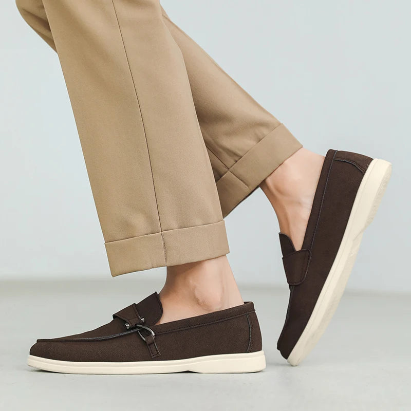 Men's Autumn Slip-On Loafers - Comfortable Soft Tennis & Driving Shoes