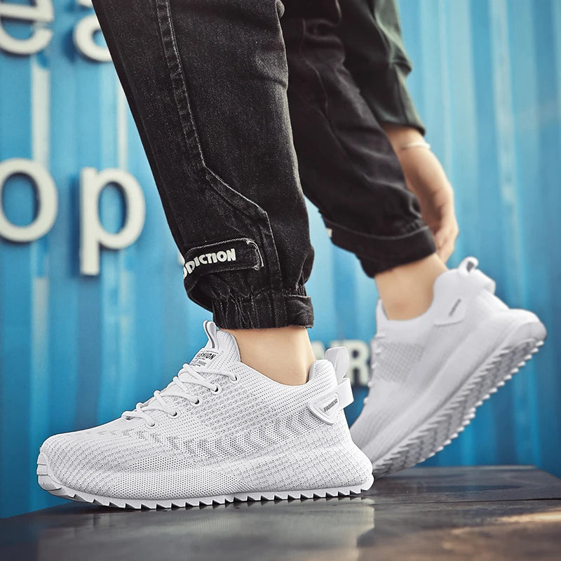 Men's Casual Platform Sports Shoes Breathable Sneakers