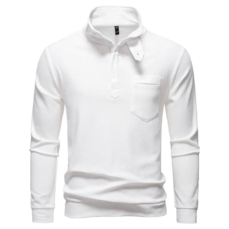 Men's Retro Stand Collar Sweatshirt