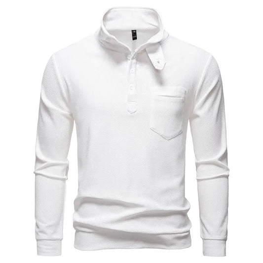 Men's Retro Stand Collar Sweatshirt