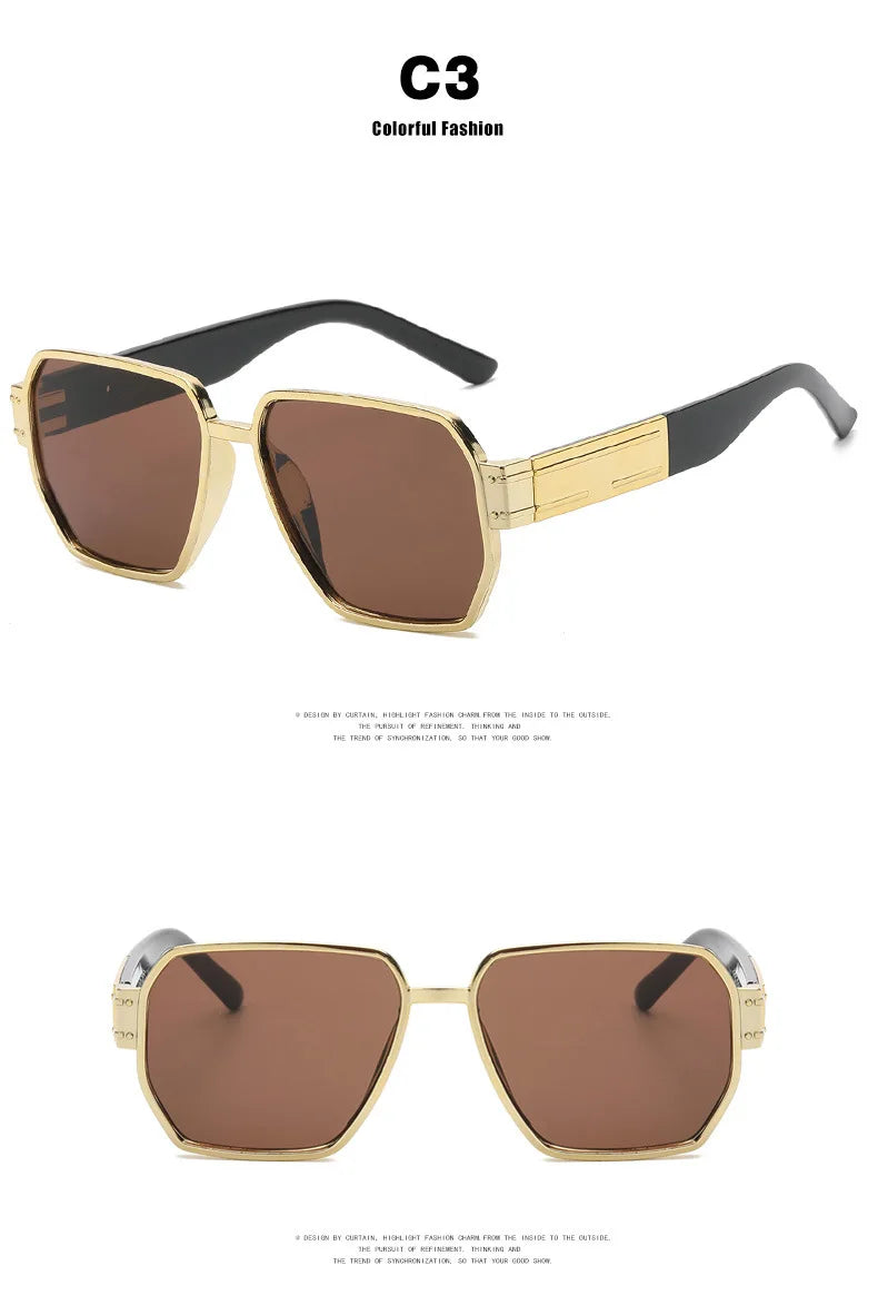 Retro Sunglasses - UV400 Protection Driving Eyewear for Men & Women
