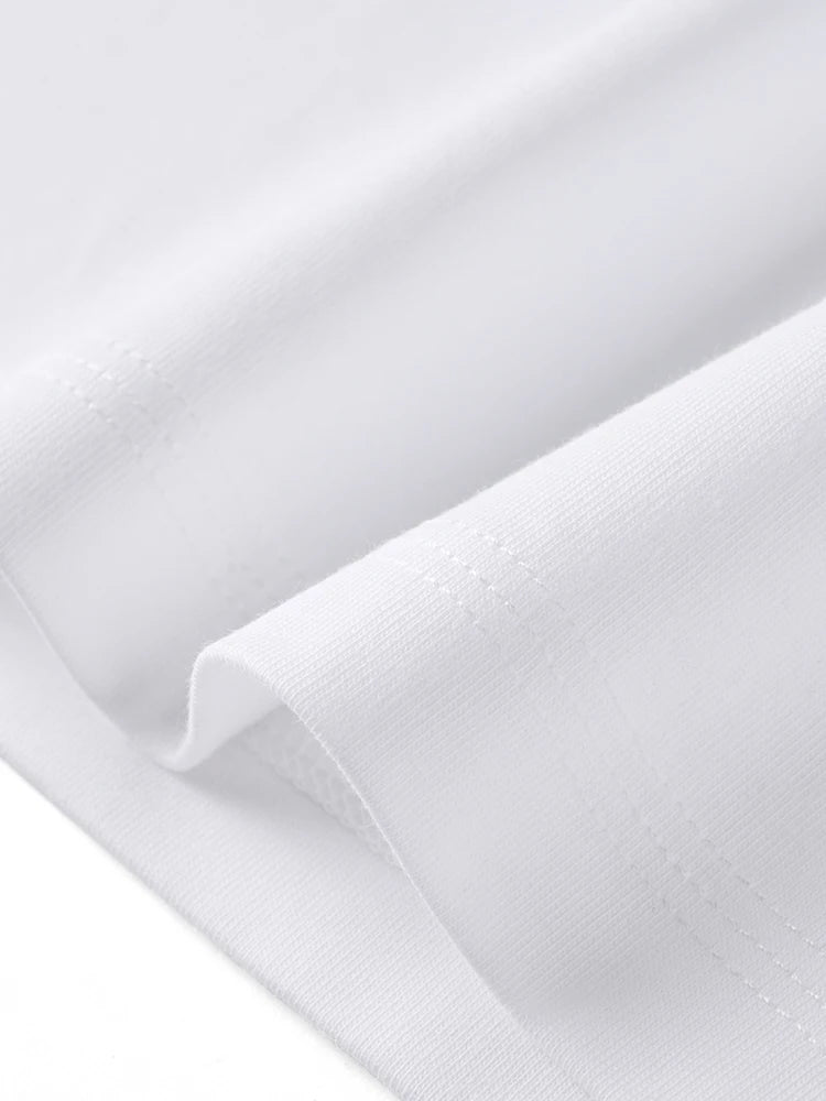 Men's Soft Letter Print T-Shirt - Cool Touch Breathable Cotton