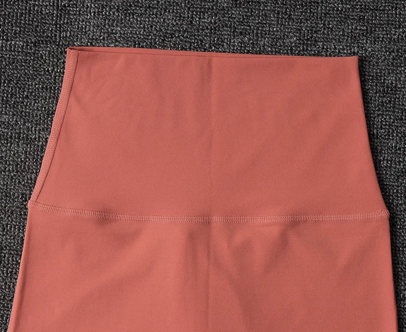 High Waist Gym Shorts 2-Pack - Women's Yoga Cycling Shorts with No T-Line