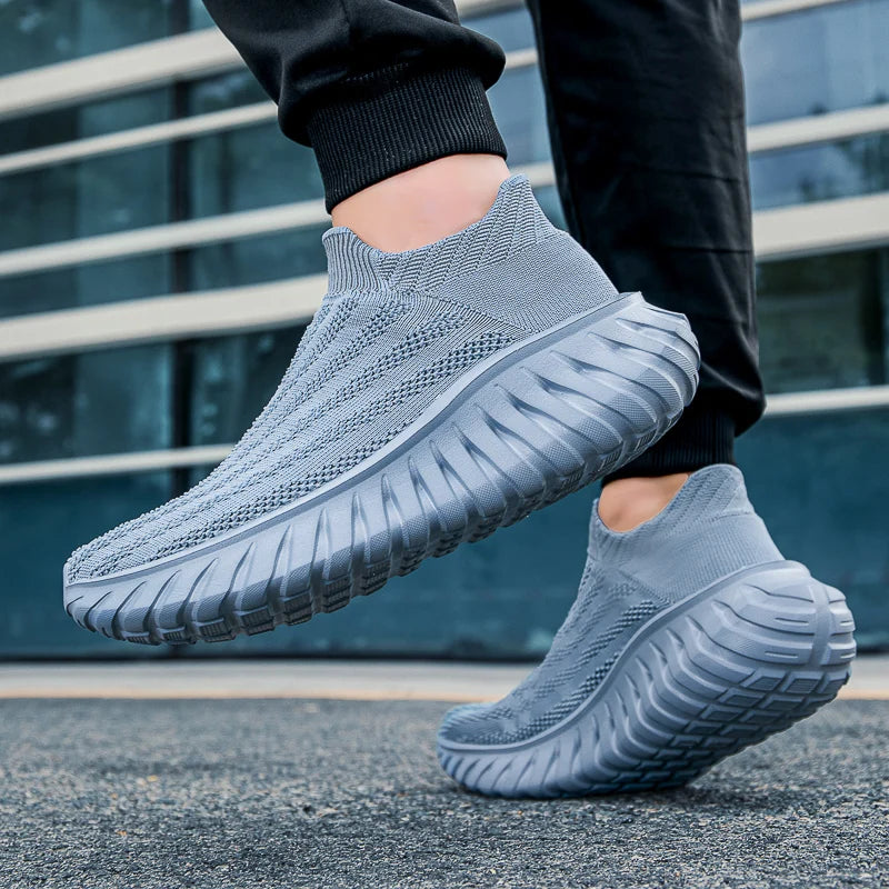 Platform Slip-On Sneakers - Comfortable Tennis Trainers