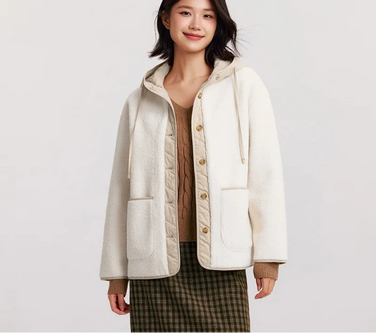 Women's Fleece-Like Cotton Winter Jacket - Thickened Warm Coat