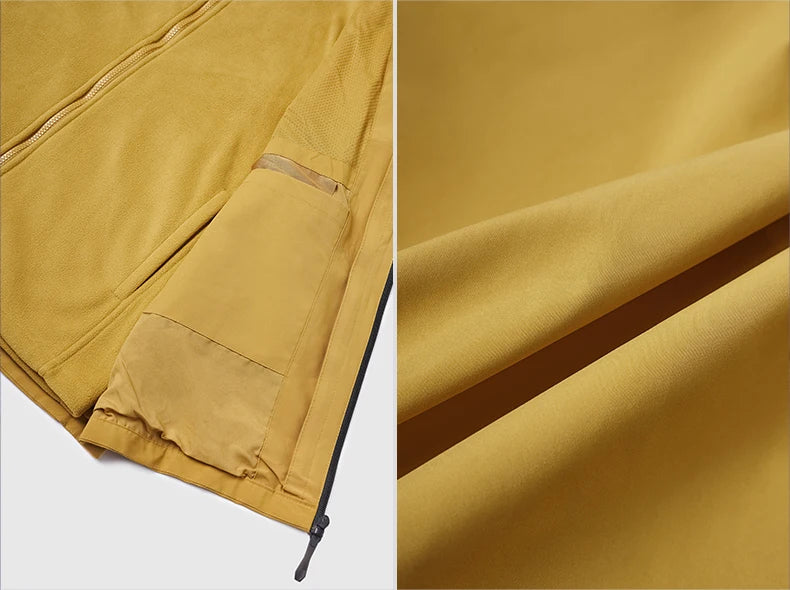 Men's Teflon Waterproof Outdoor Jacket - Breathable Sports Jacket Unisex