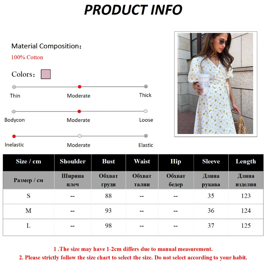 Women's Lace Up Dress Summer Short Sleeve Fashion Office Lady Long Dress 100% Cotton Daily Casual V-neck Skirt