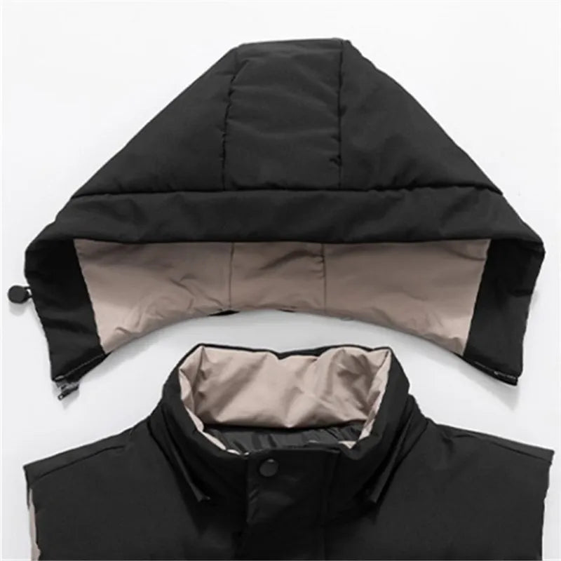 Men's Hooded Vest Jacket
