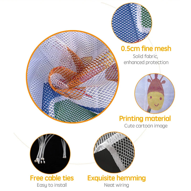 Safety Net for Stairs & Balconies - Thicken Fine Mesh Child Protection Gate