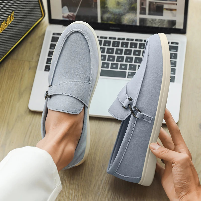 Men's Autumn Slip-On Loafers - Comfortable Soft Tennis & Driving Shoes