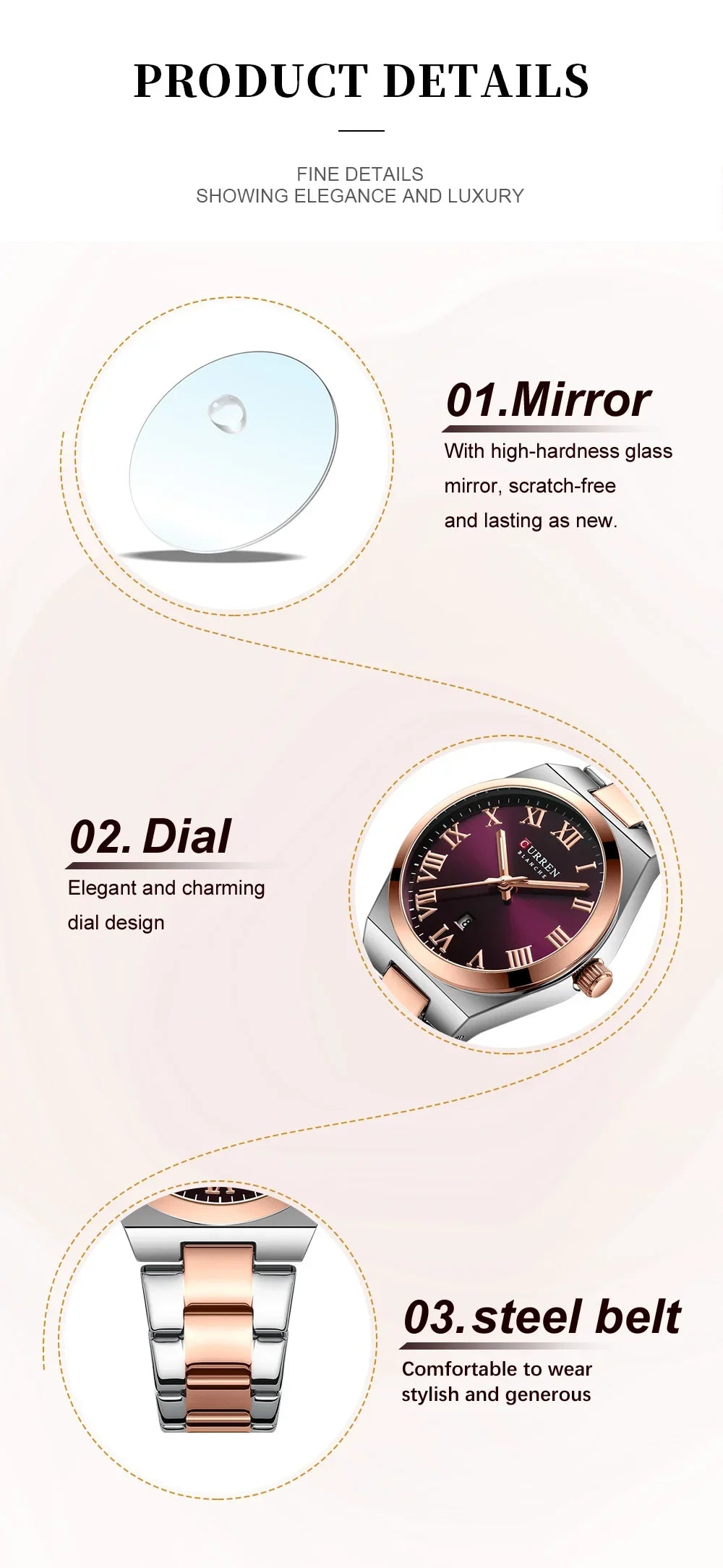 Waterproof Fashion Watch for Women