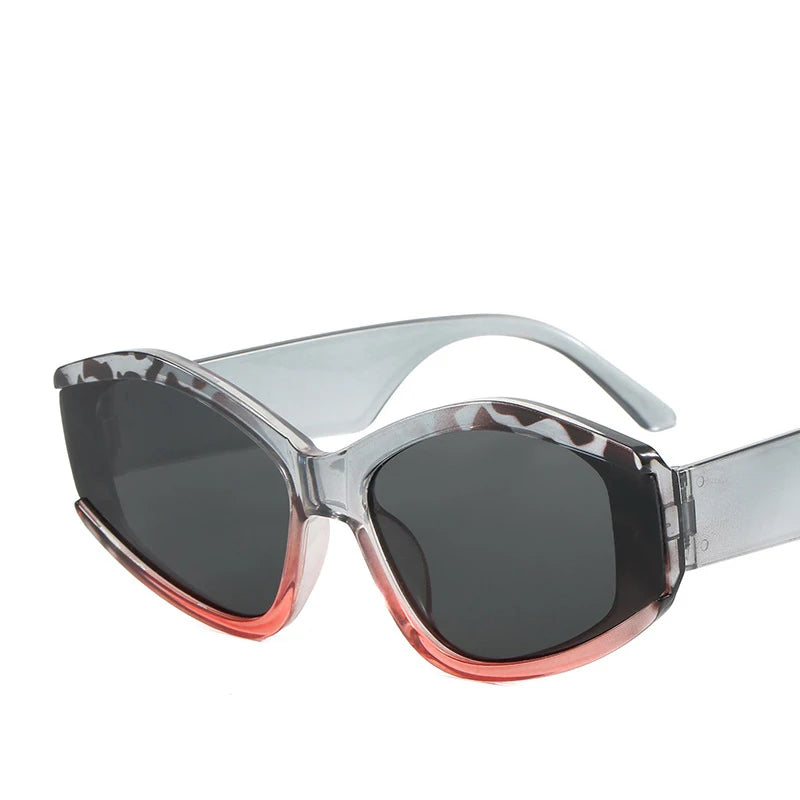 Fashion Large Frame Sunglasses - Colorful UV400 Protection for Women & Men