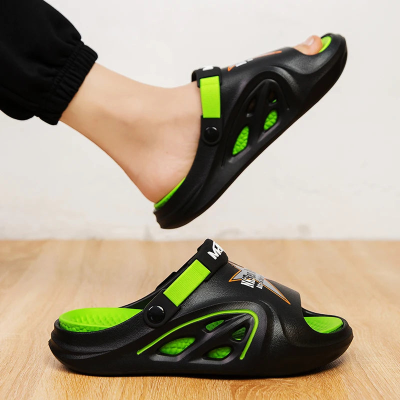 Men's Summer Slippers Platform Casual Sandals Flip Flops Slippers