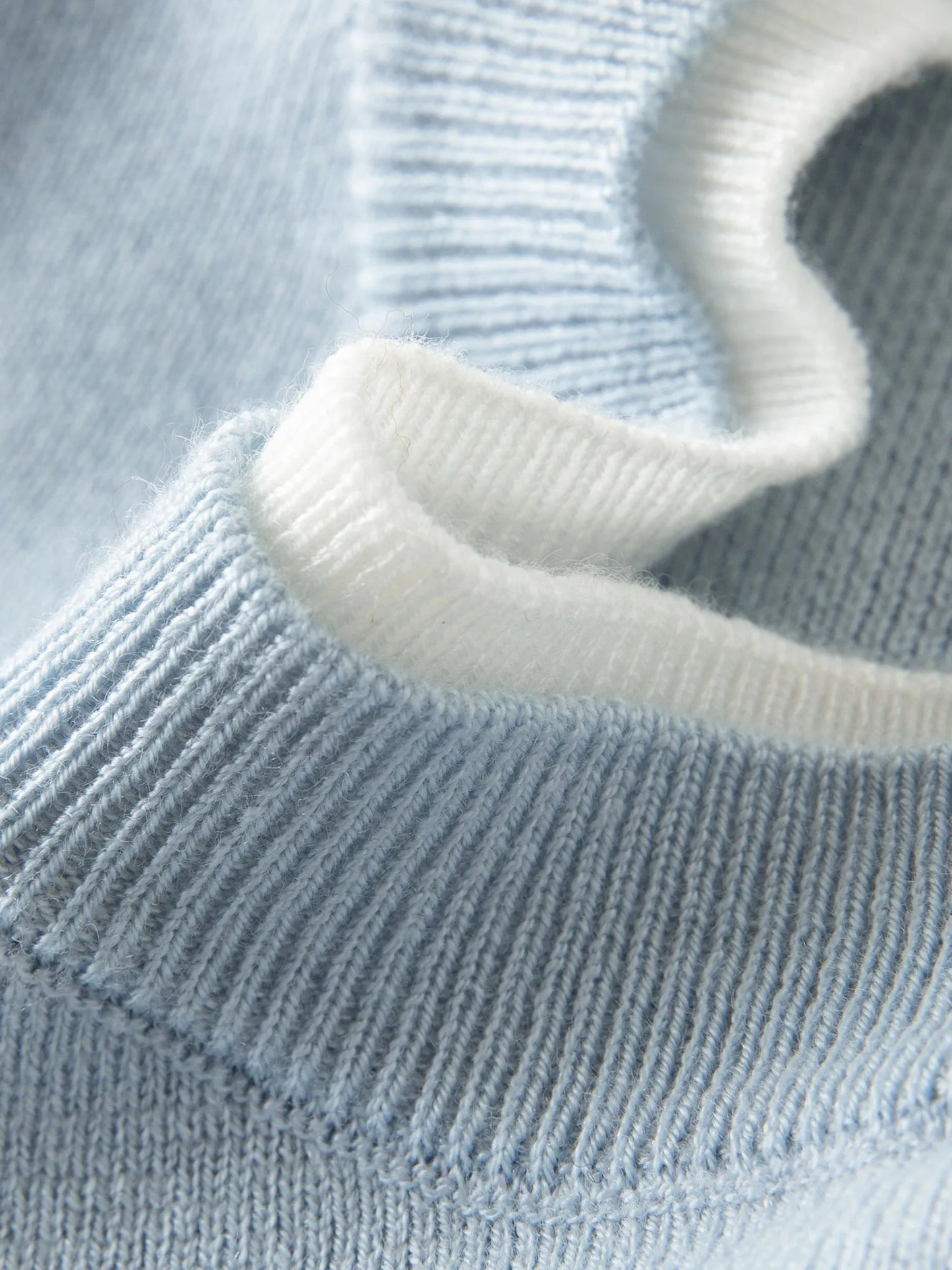 Floral Embroidered Knit Cardigan - Ruffle Trim Loose Fit Cardigan