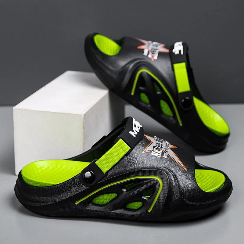 Men's Summer Slippers Platform Casual Sandals Flip Flops Slippers