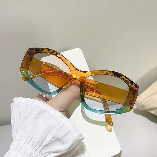 Fashion Large Frame Sunglasses - Colorful UV400 Protection for Women & Men