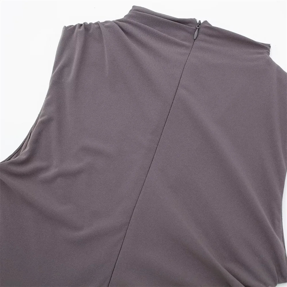 Pleated Maxi Dress