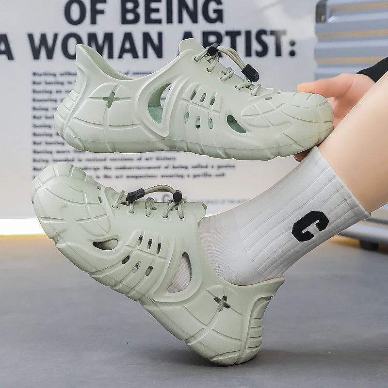 Men's Summer Platform Clogs - Outdoor Water Sandals & Beach Slides