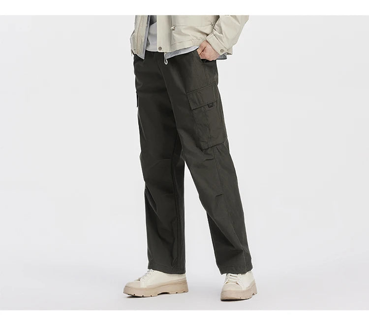 Loose Straight Leg Workwear Trousers - Outdoor Trendy Autumn Pants