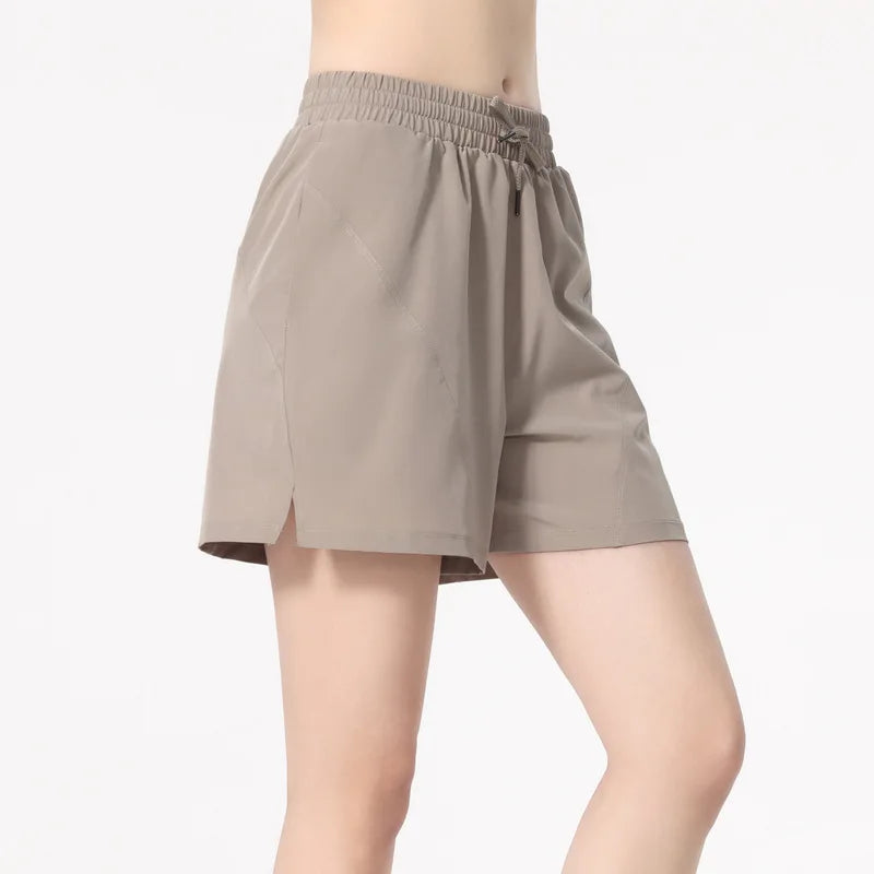 Women's Loose Running Shorts | Drawstring Waist with Pockets, Quick Dry S–XL