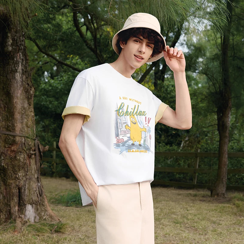 Men's Quick Dry T-Shirt - Bacteriostatic Cool Feeling Summer Tee with Fun Print
