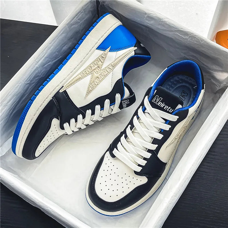 Men's Casual Outdoor Lightning Design Running Walking Sports Shoes Basketball Trainers Sneakers