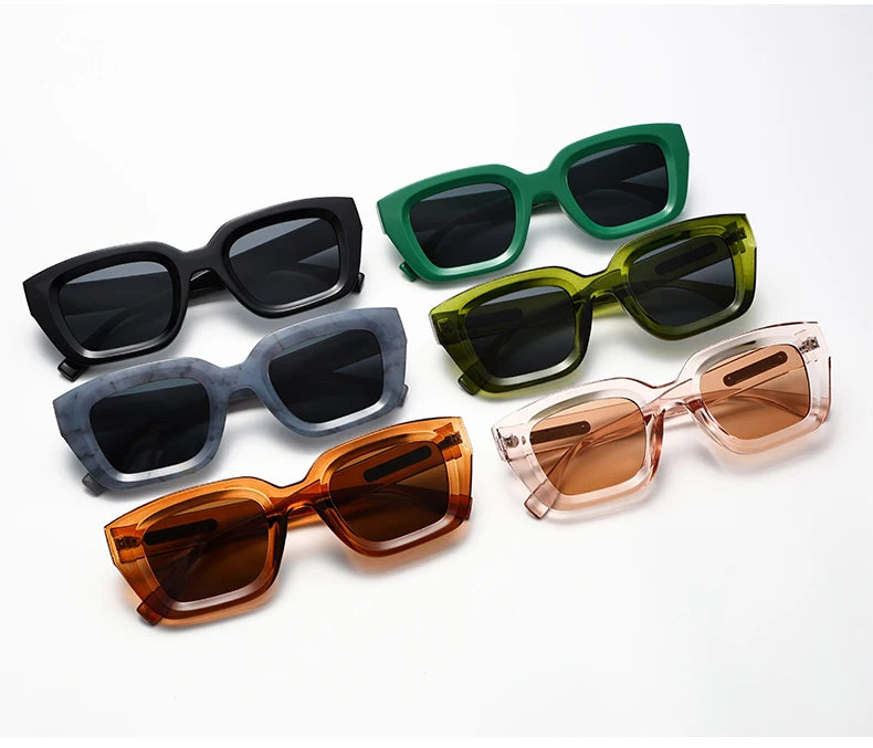Women's Retro  Square Frame Sunglasses