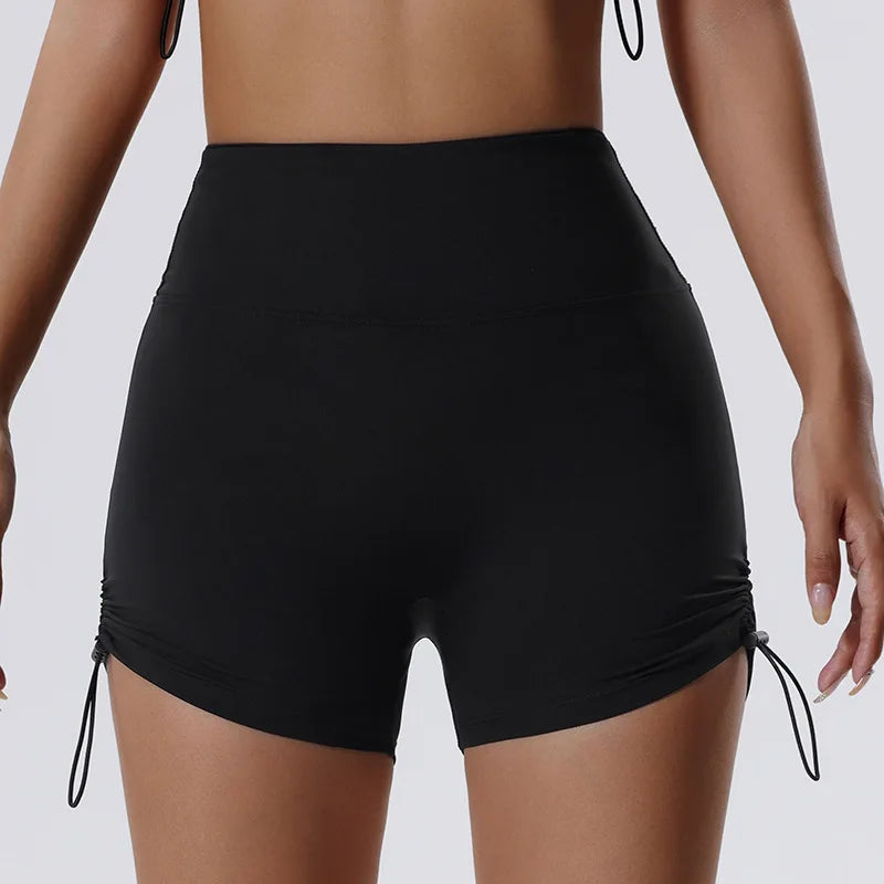 Women's Running High Waist Gym Yoga Breathable Quick Dry Workout Sportswear Shorts